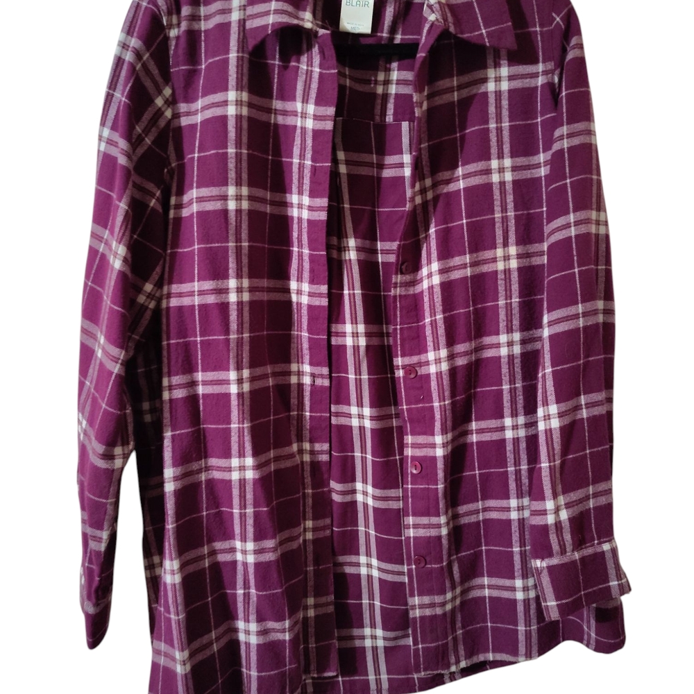 Blair Purple Plaid Button Down Shirt